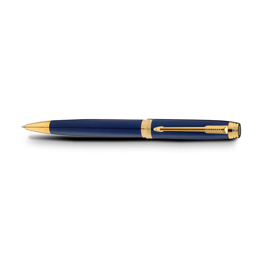 Parker Ambient Blue Gold Trim Ballpoint Pen