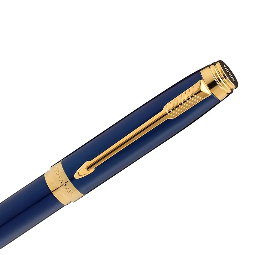 Parker Ambient Blue Gold Trim Ballpoint Pen