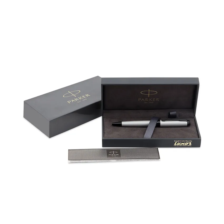 Parker Ambient Dark Grey Black Trim Ballpoint Pen