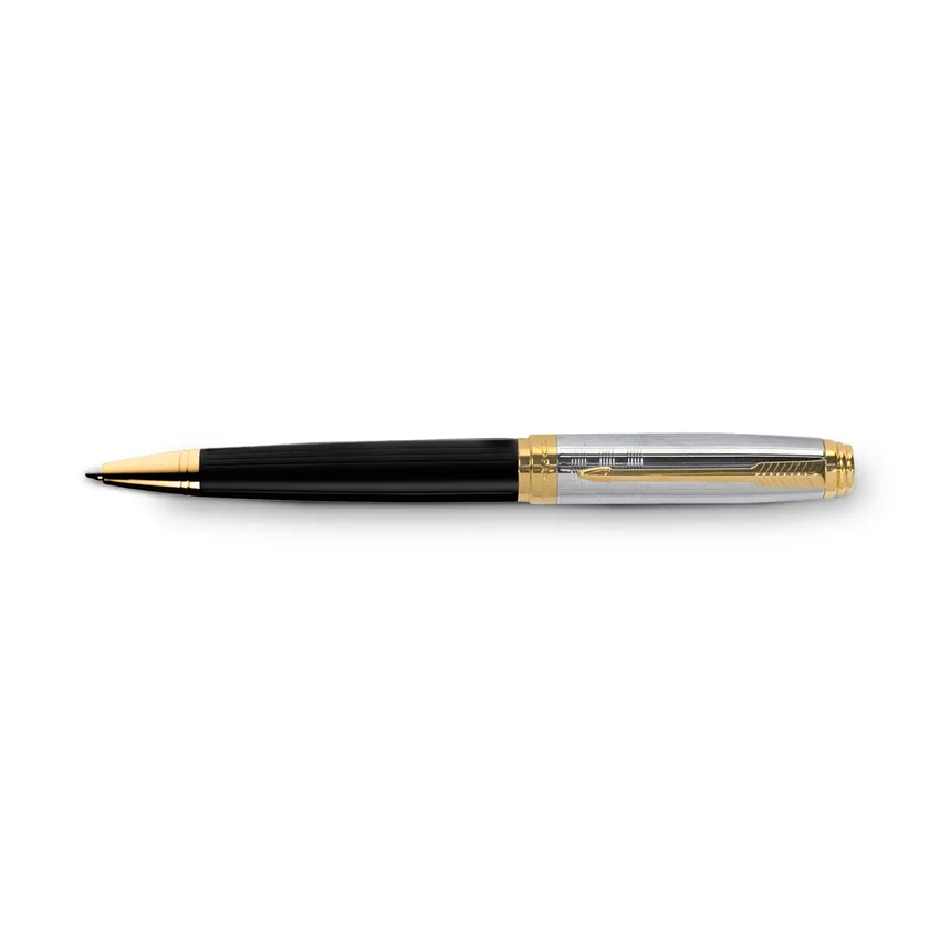 Parker Ambient Deluxe Black Gold Trim Ballpoint Pen