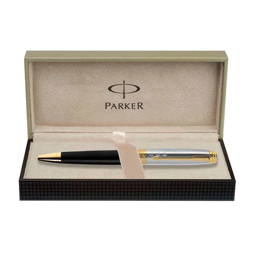 Parker Ambient Deluxe Black Gold Trim Ballpoint Pen