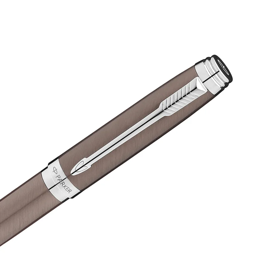 Parker Ambient Gunmetal Chrome Trim Ballpoint Pen