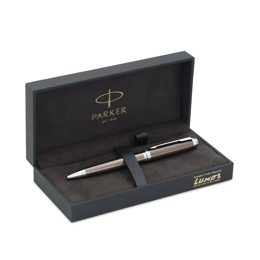 Parker Ambient Gunmetal Chrome Trim Ballpoint Pen