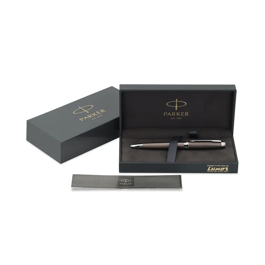 Parker Ambient Gunmetal Chrome Trim Ballpoint Pen