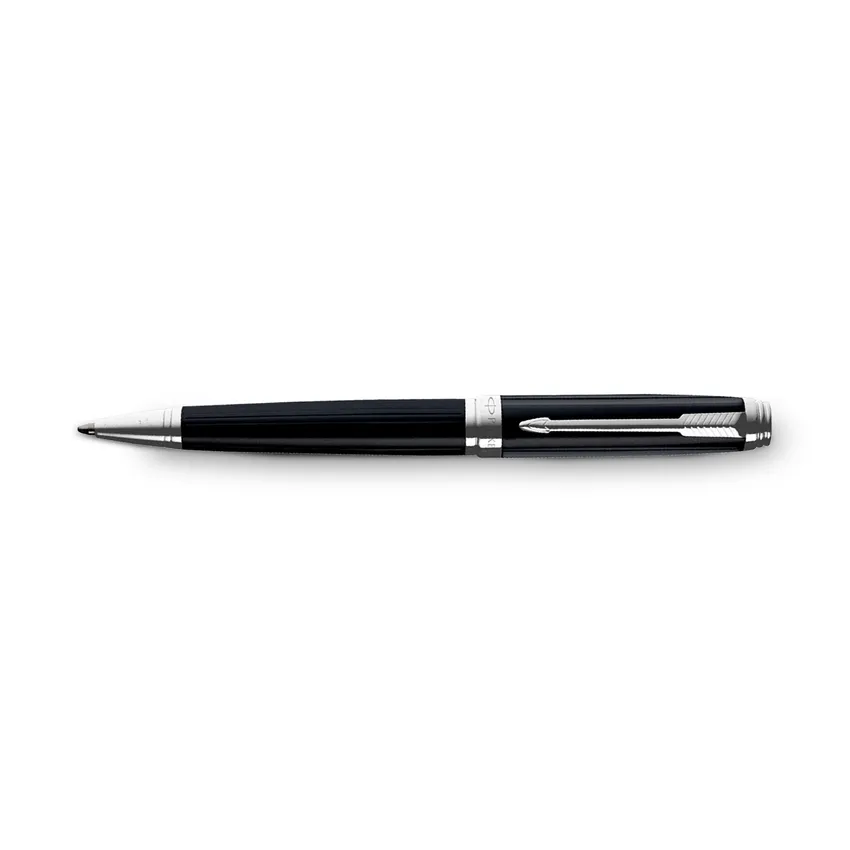 Parker Ambient Laque Black Chrome Trim Ballpoint Pen