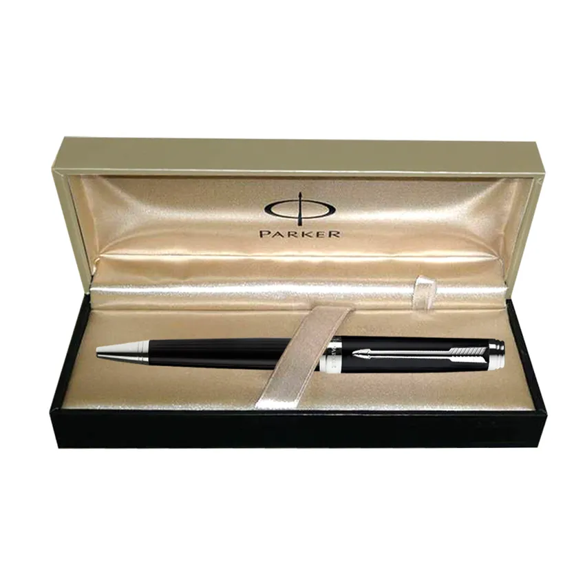 Parker Ambient Laque Black Chrome Trim Ballpoint Pen