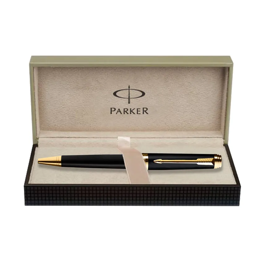 Parker Ambient Laque Black Gold Trim Ballpoint Pen