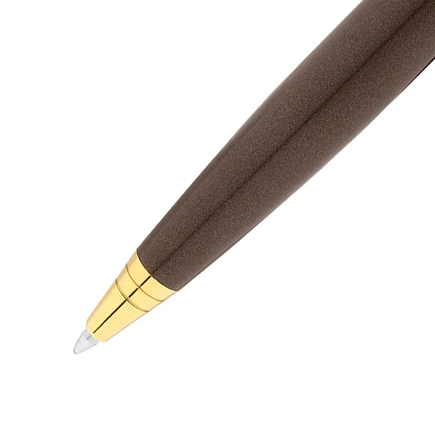 Parker Aster Laque Brown Gold Trim Ballpoint Pen