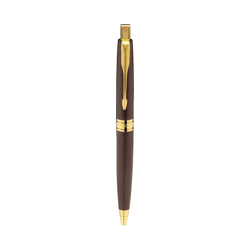 Parker Aster Laque Brown Gold Trim Ballpoint Pen