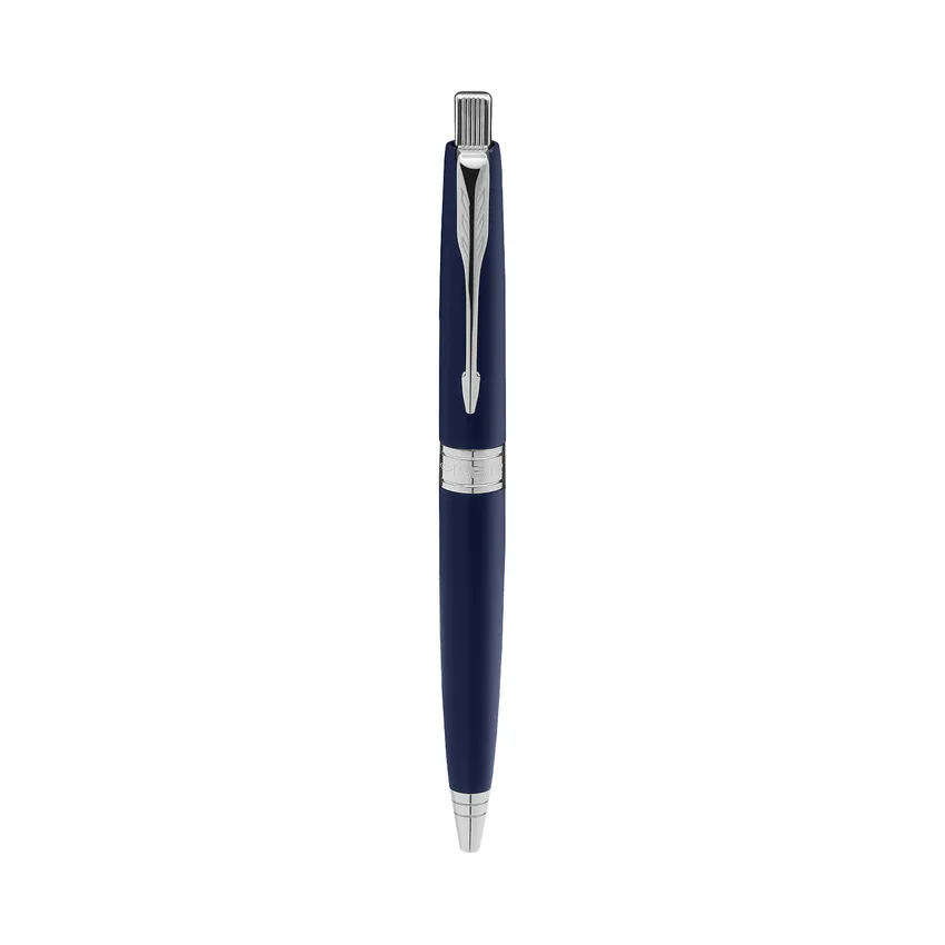 Parker Aster Matte Blue Chrome Trim Ballpoint Pen