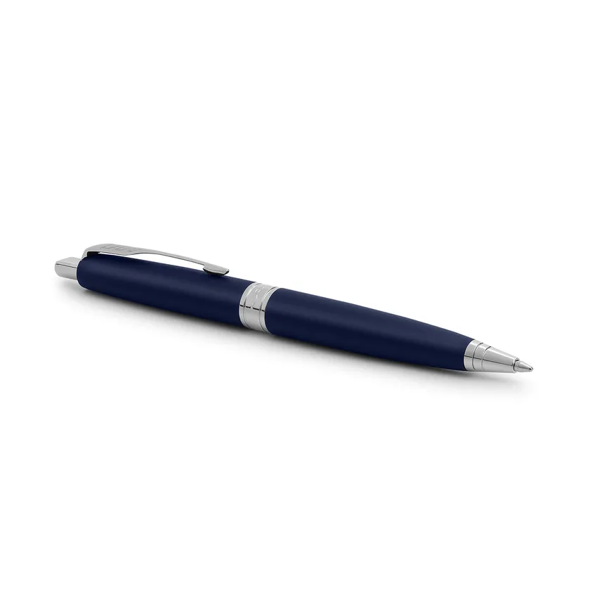 Parker Aster Matte Blue Chrome Trim Ballpoint Pen