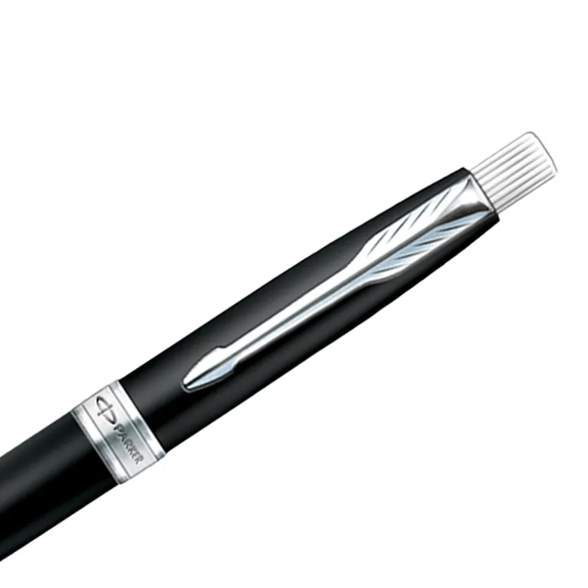 Parker Aster Matte Black Chrome Trim Ballpoint Pen