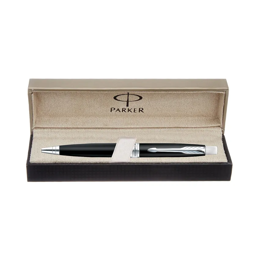 Parker Aster Matte Black Chrome Trim Ballpoint Pen