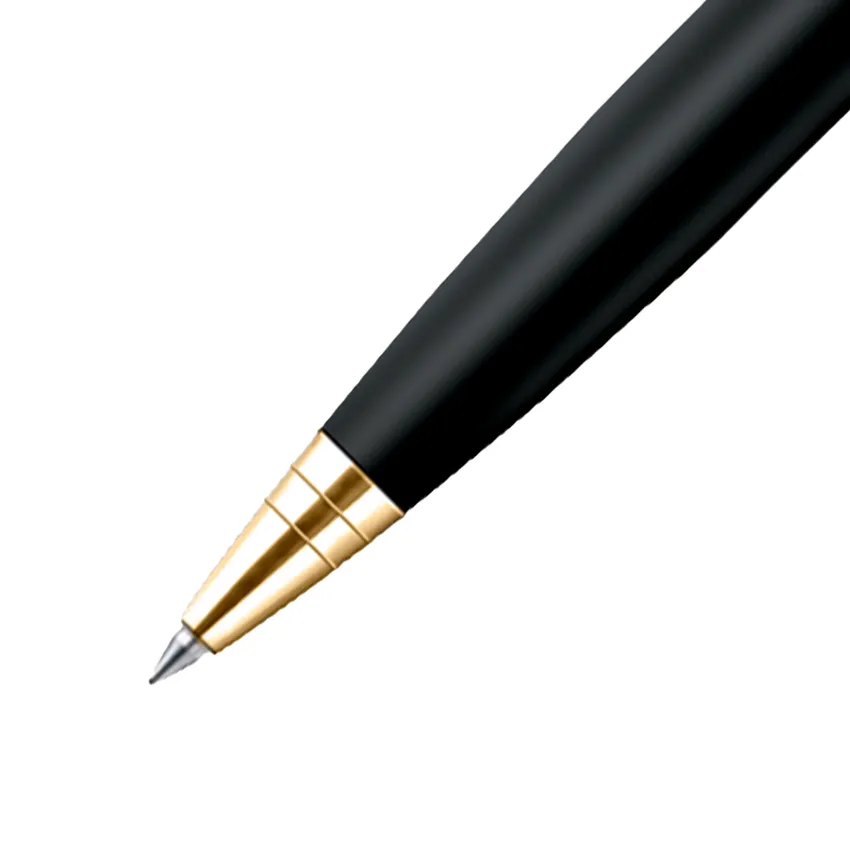 Parker Aster Matte Black Gold Trim Ballpoint Pen