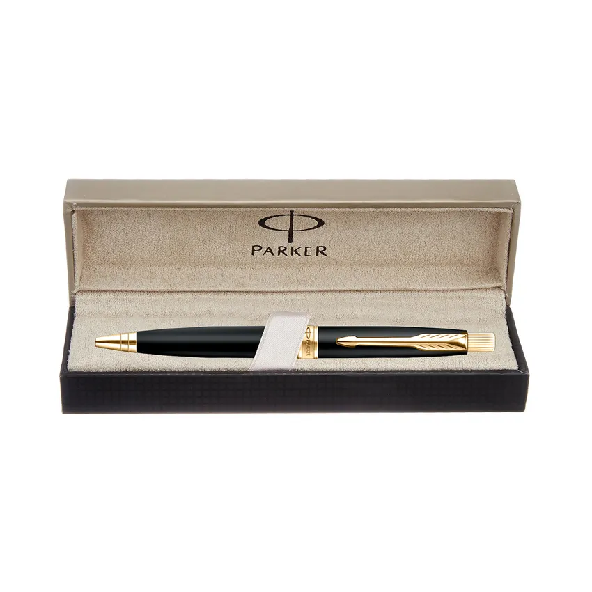 Parker Aster Matte Black Gold Trim Ballpoint Pen