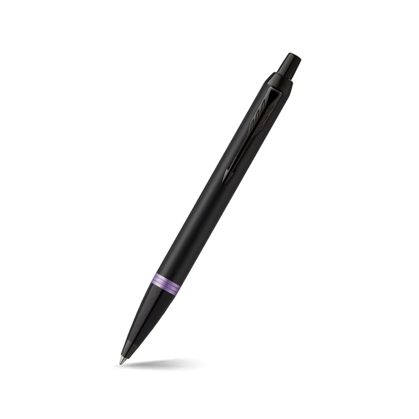 Parker IM Professional Amethyst Purple Black Trim Ballpoint Pen