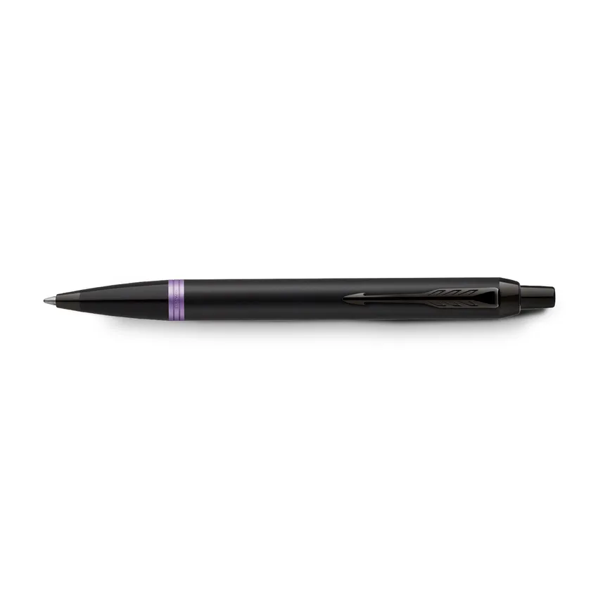 Parker IM Professional Amethyst Purple Black Trim Ballpoint Pen