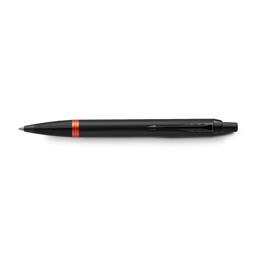 Parker IM Professional Orange Black Black Trim Ballpoint Pen