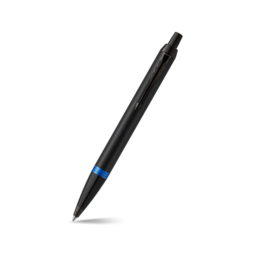 Parker IM Professional Marine Blue Black Trim Ballpoint Pen