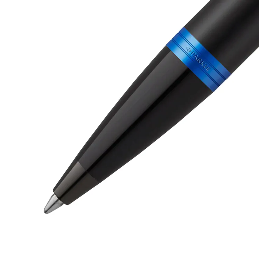 Parker IM Professional Marine Blue Black Trim Ballpoint Pen