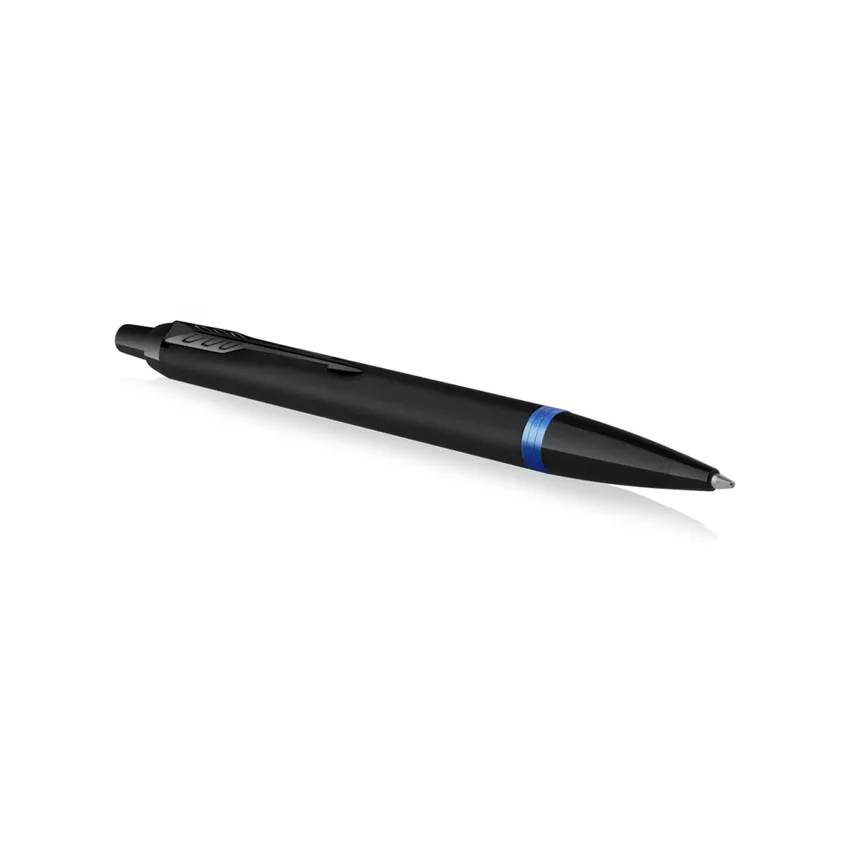 Parker IM Professional Marine Blue Black Trim Ballpoint Pen