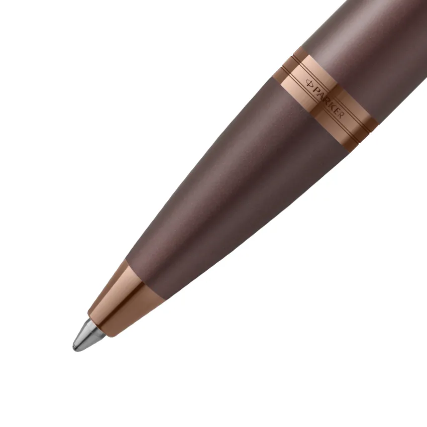 Parker IM Professional Monochrome Champagne Trim Ballpoint Pen