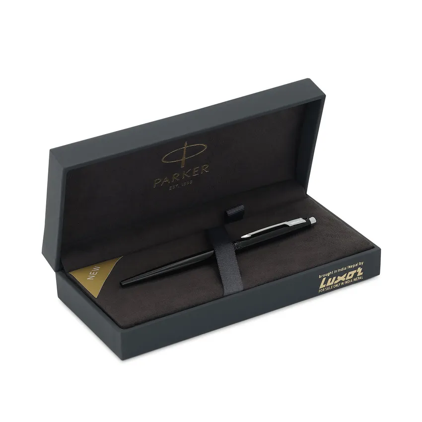 Parker Insignia Lacque Black Chrome Trim Ballpoint Pen