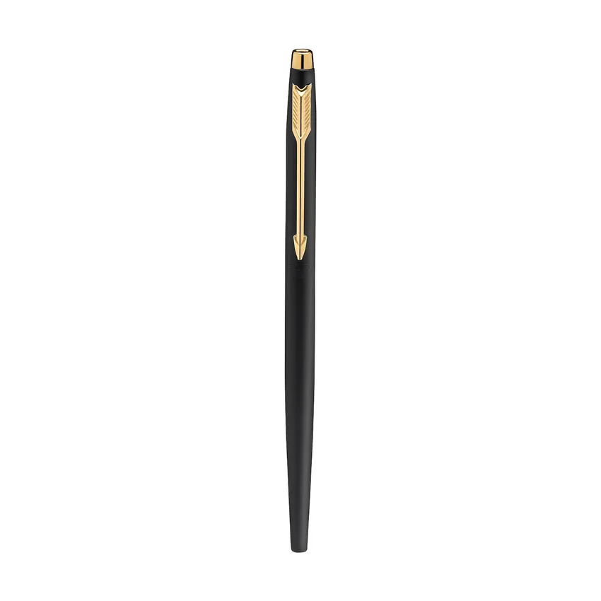 Parker Insignia Matte Black Gold Trim Ballpoint Pen