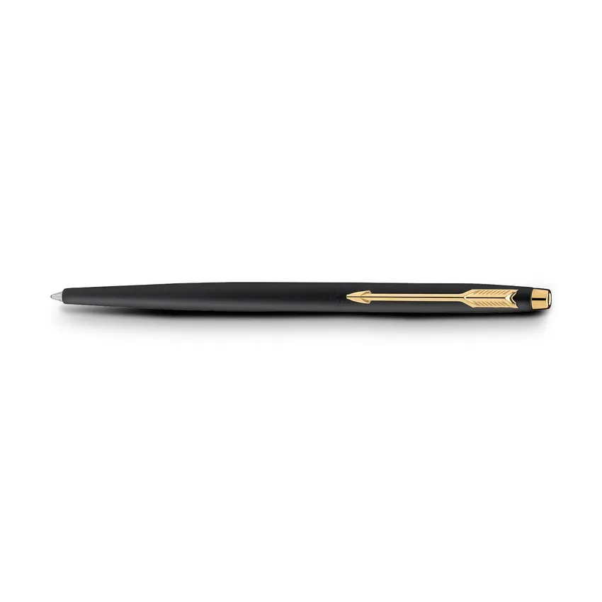 Parker Insignia Matte Black Gold Trim Ballpoint Pen