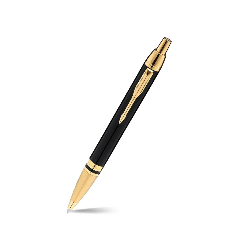 Parker Odyssey Lacque Black Gold Trim Ballpoint Pen