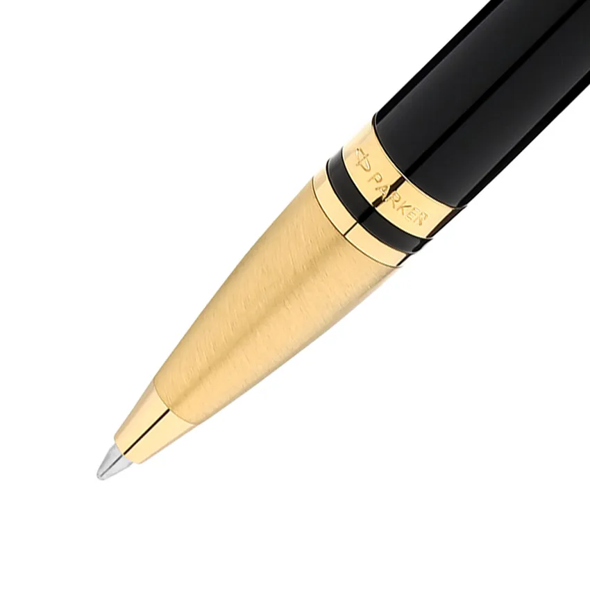 Parker Odyssey Lacque Black Gold Trim Ballpoint Pen