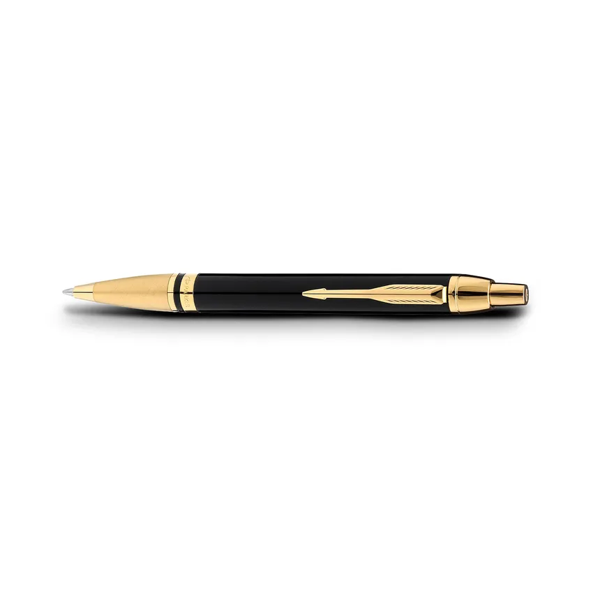 Parker Odyssey Lacque Black Gold Trim Ballpoint Pen