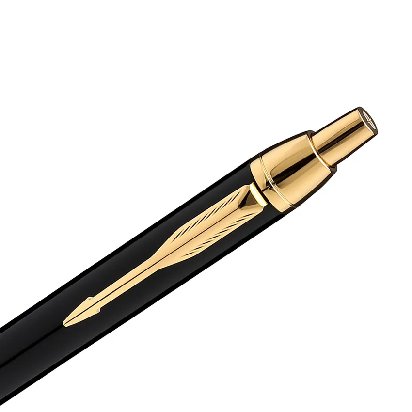 Parker Odyssey Lacque Black Gold Trim Ballpoint Pen