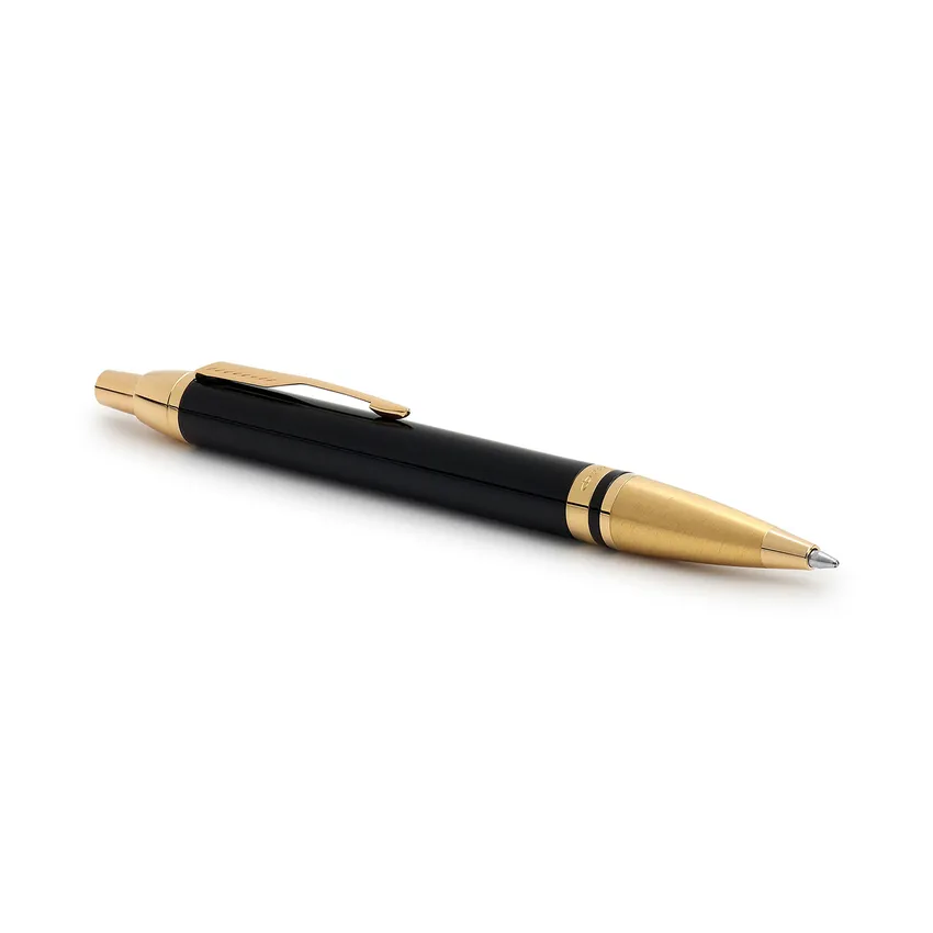 Parker Odyssey Lacque Black Gold Trim Ballpoint Pen