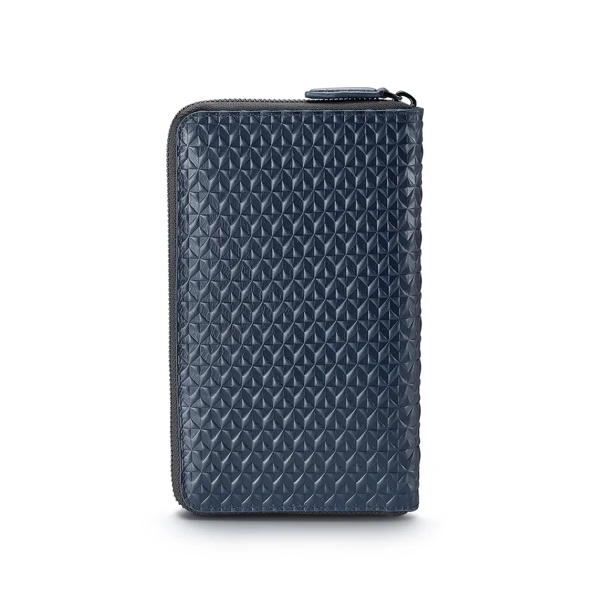 Lapis Bard Enigma Passport Wallet - Navy