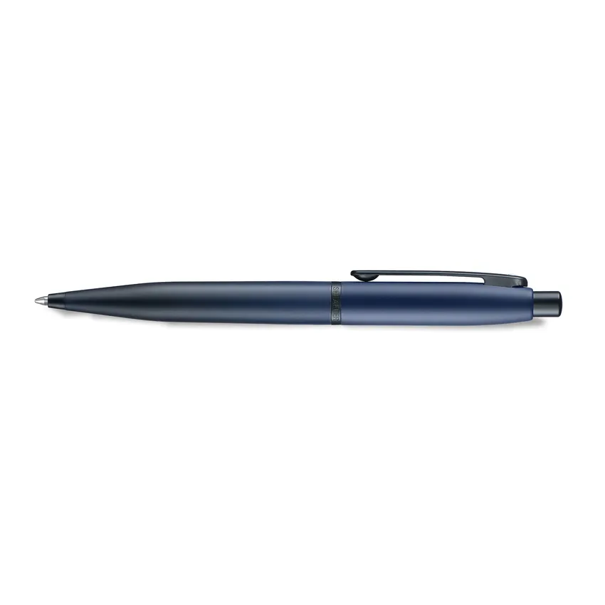 Sheaffer VFM 9429 Matte Blue Ballpoint Pen with Matte Black Trims