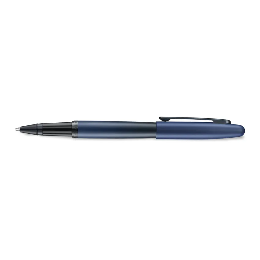 Sheaffer VFM 9429 Matte Blue Rollerball Pen with Matte Black Trims