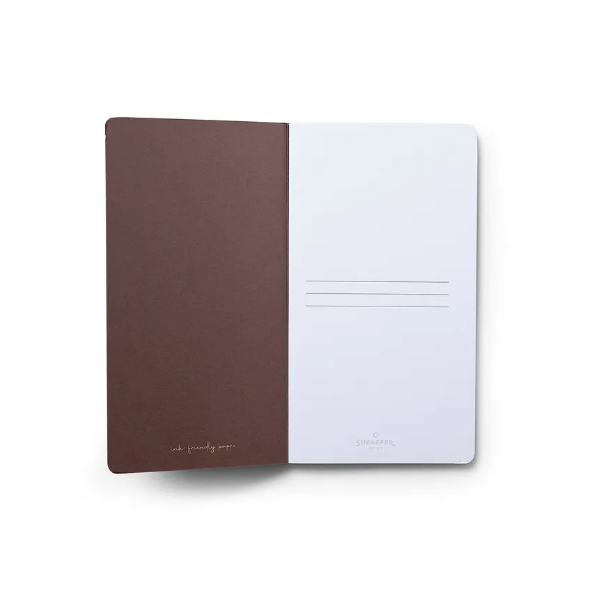 Sheaffer Quikfill 90 GSM Dot Grid Notebook Pack of 2 - Brown