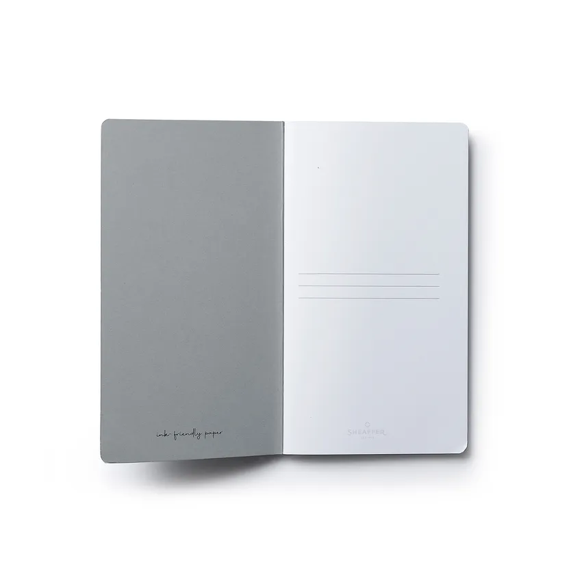 Sheaffer Quikfill 90 GSM Plain Notebook Pack of 2 - Grey