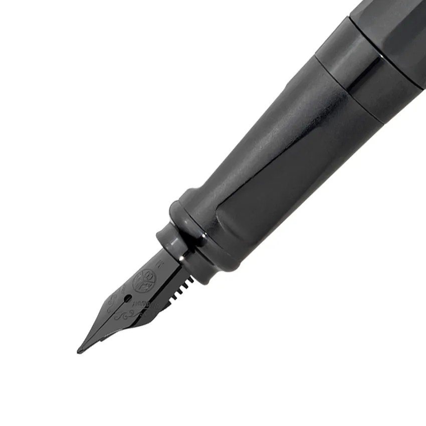 Kaweco Perkeo Fountain Pen All Black with Black Trims - Fine