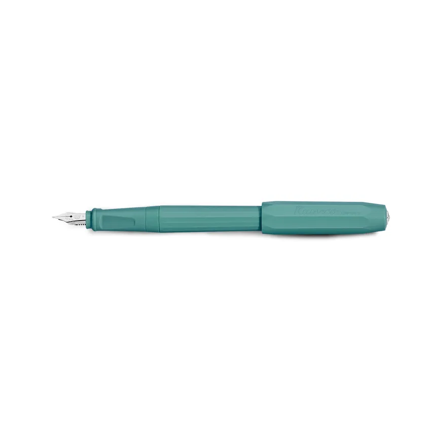 Kaweco Perkeo Fountain Pen Breezy Teal with Silver Trims - Fine