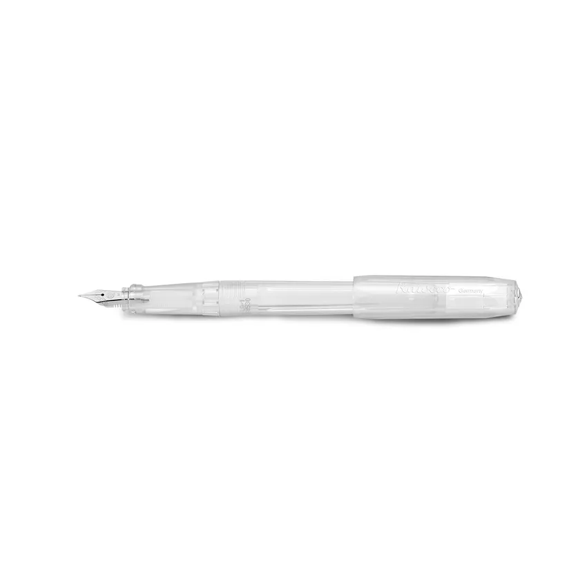 Kaweco Perkeo Fountain Pen Transparent with Silver Trims - Medium