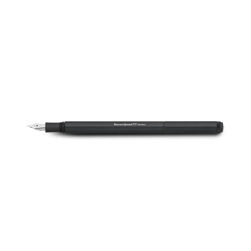 Kaweco Special Fountain Pen Black with Silver Trims - Medium