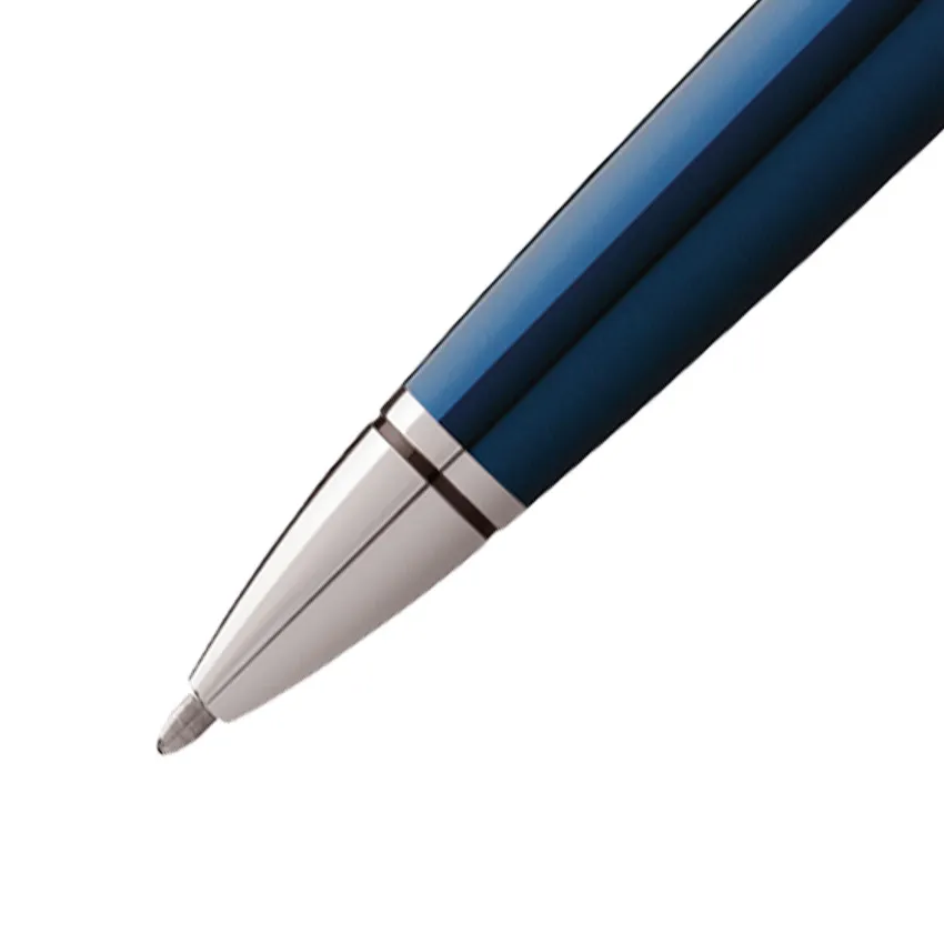 Cross Coventry Blue Lacquer Ballpoint Pen with Chrome Trims