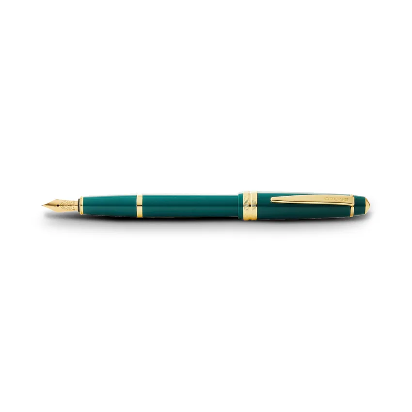 Cross Bailey Light Green Resin Fountain Pen with Gold Trims - Fine