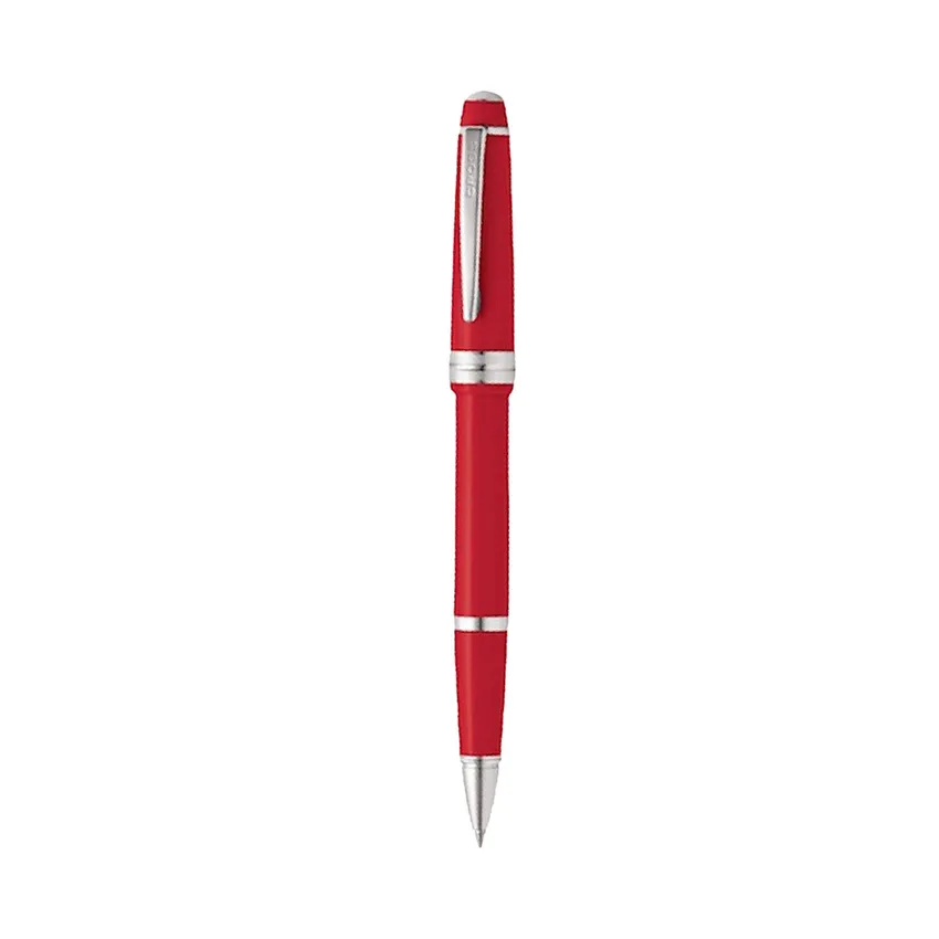 Cross Bailey Light Red Selectip Rollerball Pen with Chrome Trims