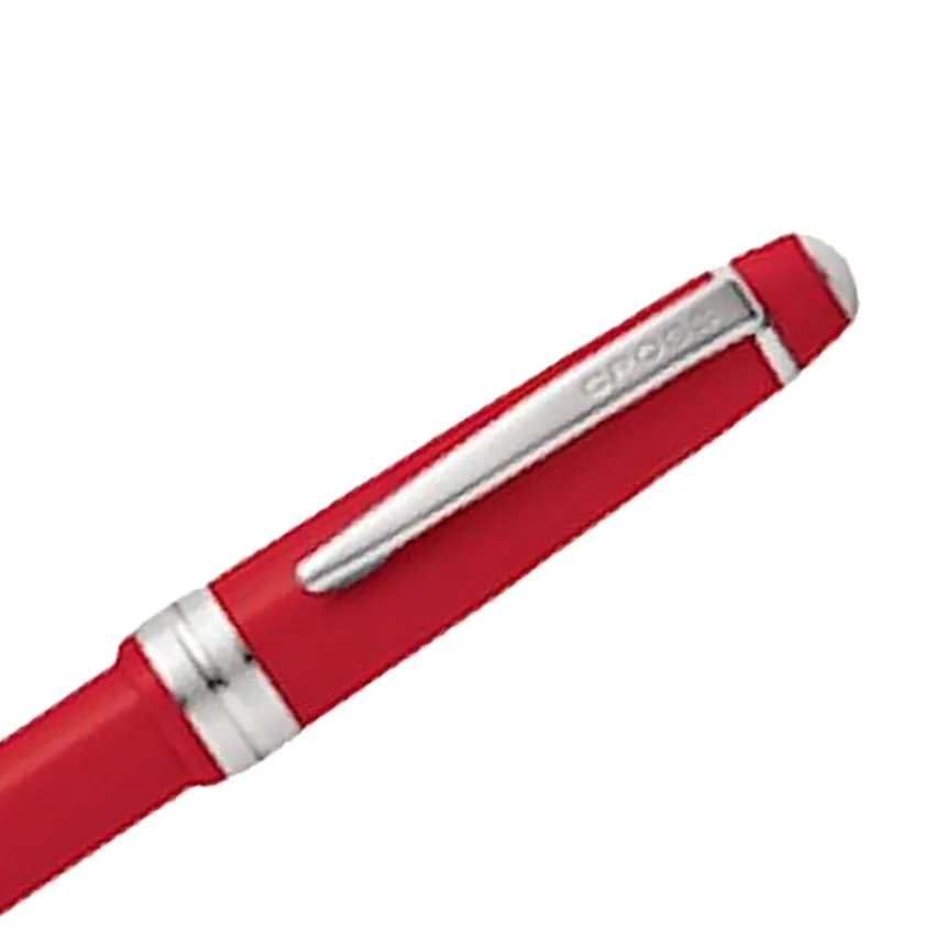 Cross Bailey Light Red Selectip Rollerball Pen with Chrome Trims