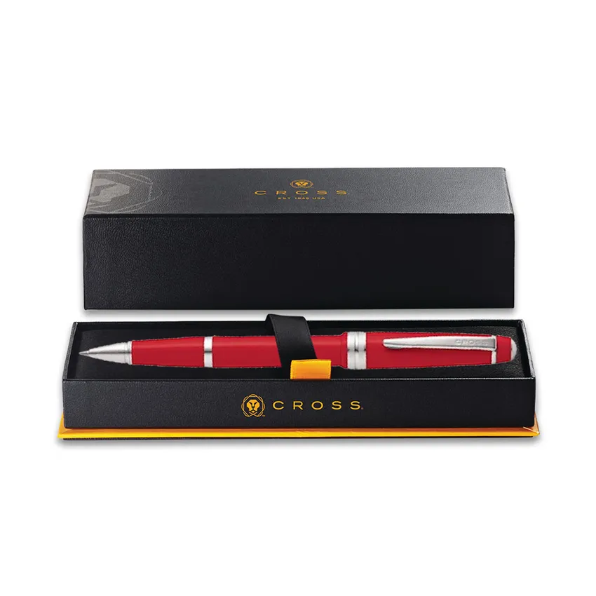 Cross Bailey Light Red Selectip Rollerball Pen with Chrome Trims