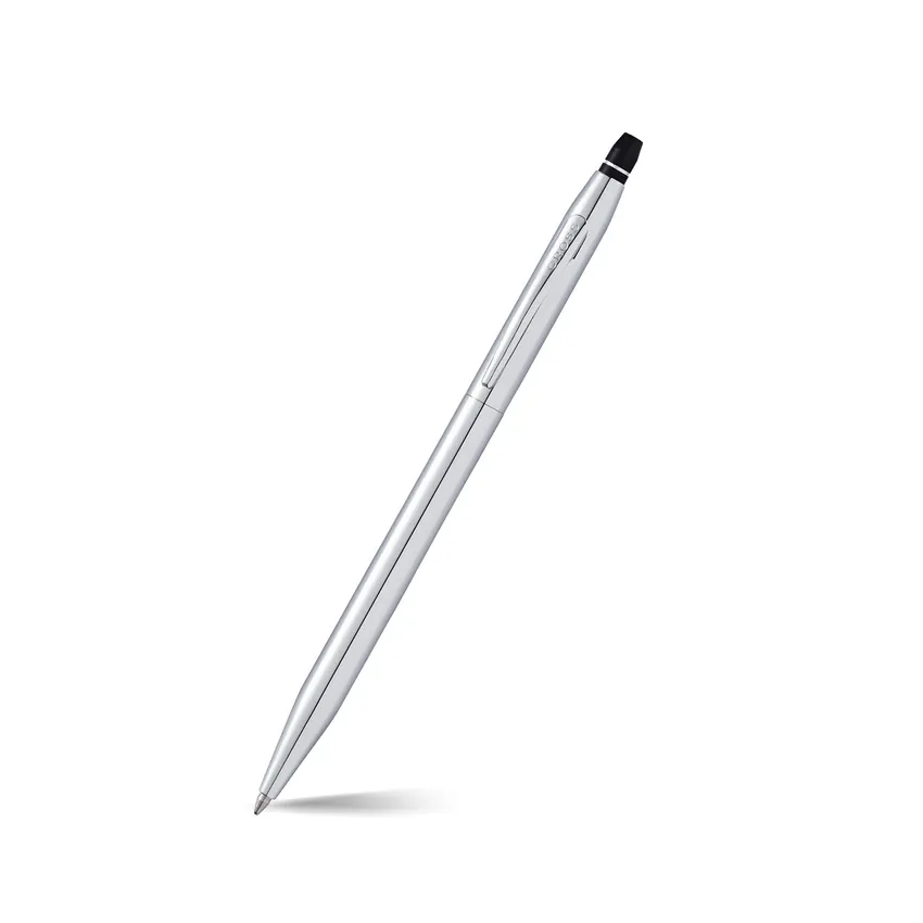 Cross Click Chrome Ballpoint Pen with Chrome Trims