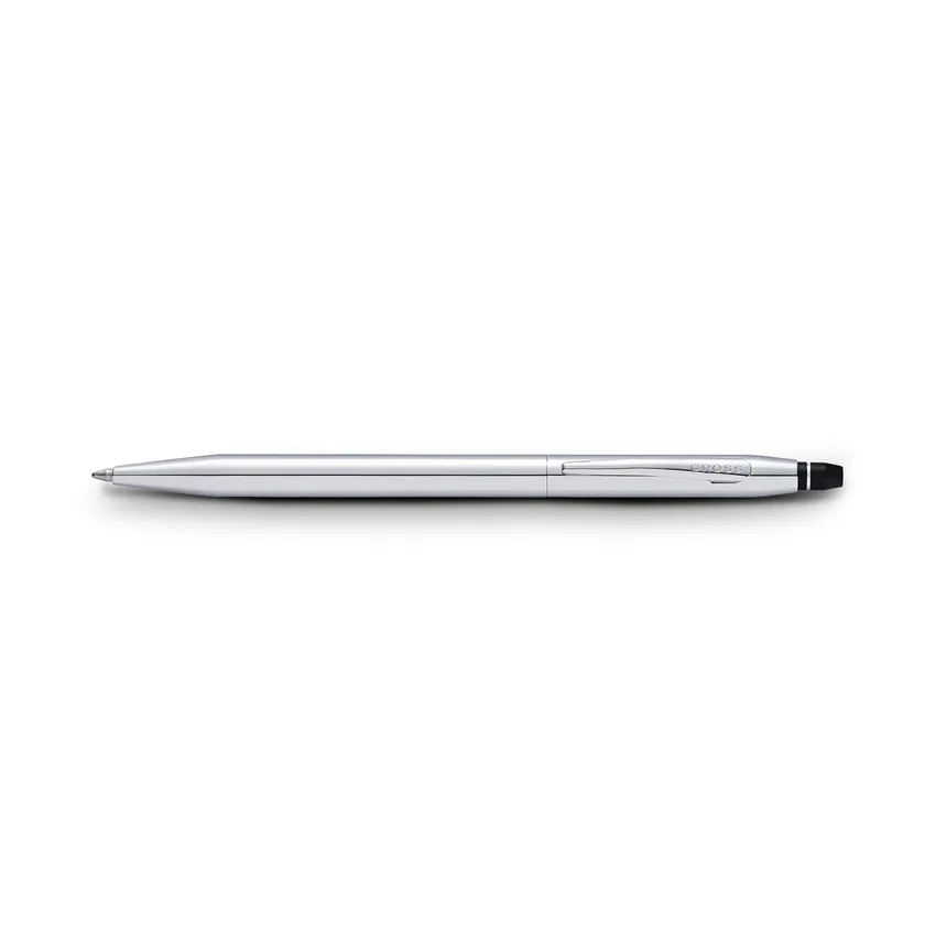 Cross Click Chrome Ballpoint Pen with Chrome Trims